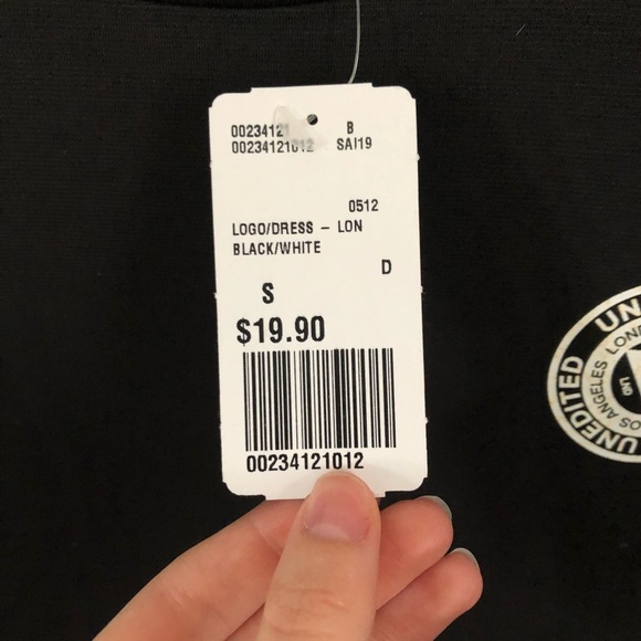 Athletic Bodycon Dress Size S Black - Picture 5 of 5